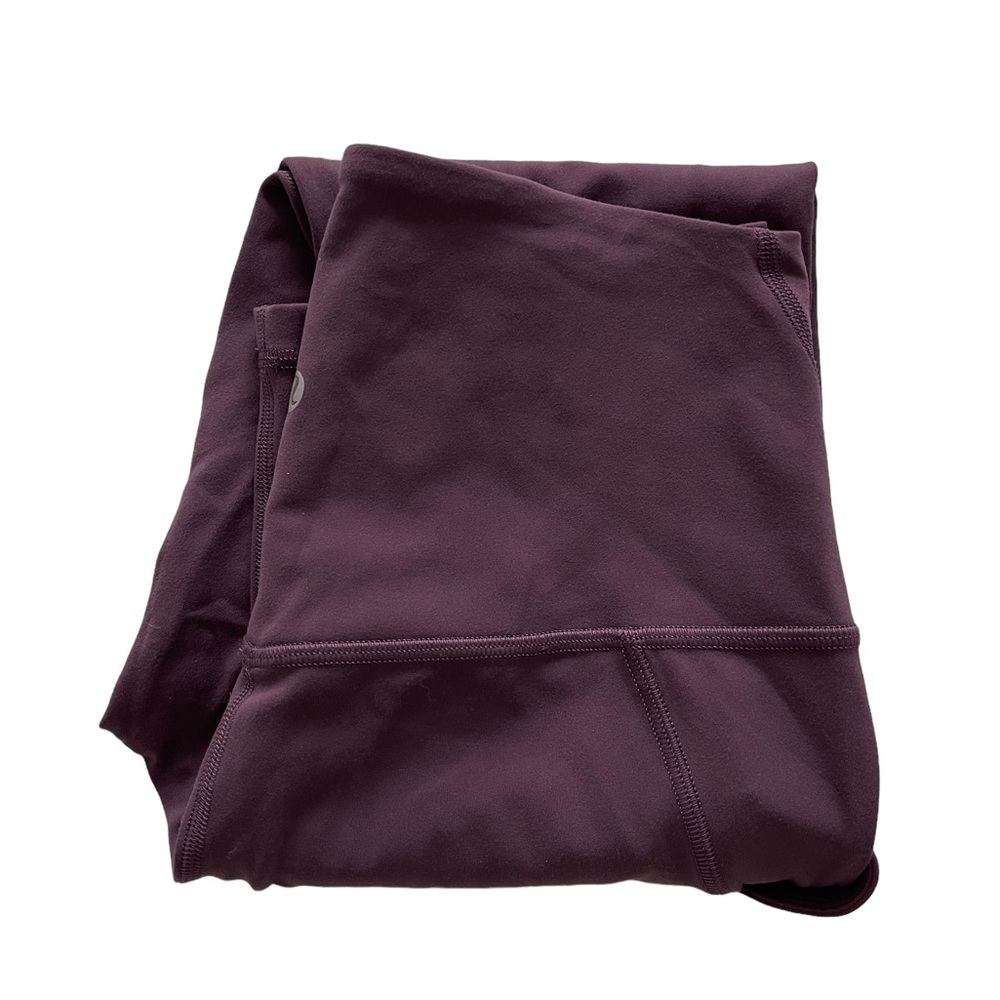 Lululemon Align 25” leggings with pockets size 6 plum purple